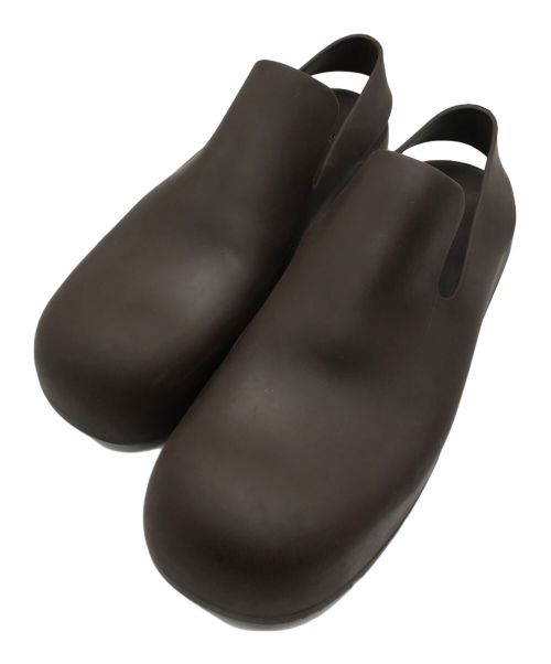 BOTTEGA VENETA（ボッテガベネタ）BOTTEGA VENETA (ボッテガベネタ) Puddle Rubber Clogs ブラウン サイズ:38の古着・服飾アイテム