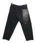 WHITE MOUNTAINEERING (ホワイトマウンテ二アニング) SOLOTEX STRETCHED BELTLESS DARTED PANTS ブラック サイズ:3 未使用品：15000円