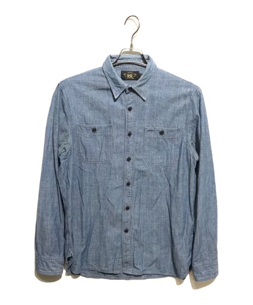 RRL（ダブルアールエル）RRL (ダブルアールエル) シャンブレーシャツ インディゴ サイズ:Ｍの古着・服飾アイテム