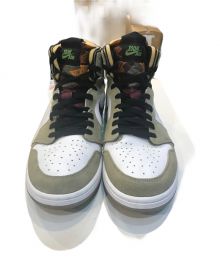 NIKE（ナイキ）の古着「Air Jordan 1 Zoom High Comfort」｜カーキ×ホワイト