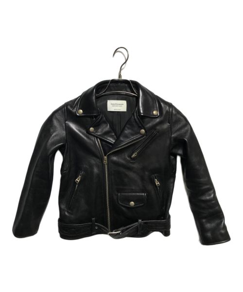 beautiful people（ビューティフルピープル）beautiful people (ビューティフルピープル) vintage leather riders jacket/ヴィンテージレザーライダースジャケット ブラック サイズ:130の古着・服飾アイテム