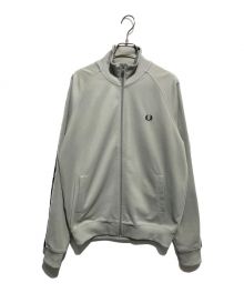 FRED PERRY（フレッドペリー）の古着「シーズナル テープド トラックジャケット」｜グレー