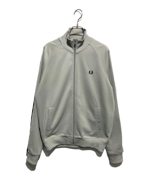 FRED PERRY（フレッドペリー）FRED PERRY (フレッドペリー) シーズナル テープド トラックジャケット グレー サイズ:Mの古着・服飾アイテム