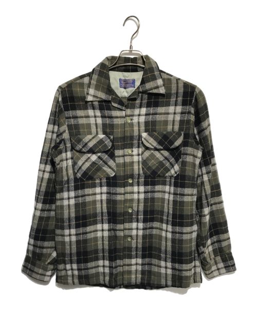 PENDLETON（ペンドルトン）PENDLETON (ペンドルトン) オープンカラーシャツ グレー サイズ:Sの古着・服飾アイテム