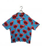 stussy×CPCMステューシー×シーピーシーエム）の古着「HEART S/S SHIRT」｜ブルー