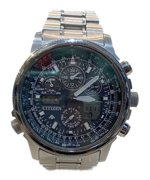 CITIZEN（シチズン）CITIZEN (シチズン) プロマスター エコドライブ リストウォッチ ブラック×シルバー サイズ:-の古着・服飾アイテム