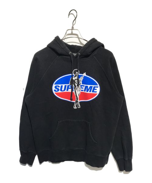 Hysteric Glamour（ヒステリックグラマー）Hysteric Glamour (ヒステリックグラマー) SUPREME (シュプリーム) 17AW HOODED SWEATSHIRT ブラック サイズ:Mの古着・服飾アイテム