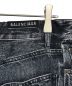 中古・古着 BALENCIAGA (バレンシアガ) TROMPE L’OEIL DESIGN PANTS グレー サイズ:L：40000円