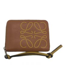 LOEWE（ロエベ）の古着「6 Card Zip Wallet In Classic Calfskin "Tan / Ochre"」｜ブラウン