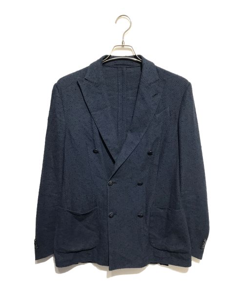 LARDINI（ラルディーニ）LARDINI (ラルディーニ) ダブルジャケット ネイビー サイズ:46の古着・服飾アイテム