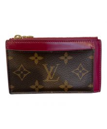 LOUIS VUITTON（ルイ ヴィトン）の古着「ポルトカルジップコインケース」｜ブラウン×ピンク