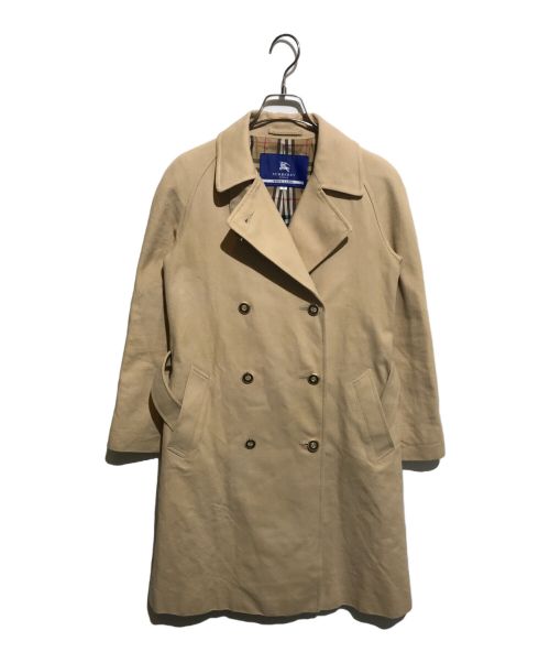 BURBERRY BLUE LABEL（バーバリーブルーレーベル）BURBERRY BLUE LABEL (バーバリーブルーレーベル) キャンバストレンチコート ベージュ サイズ:38の古着・服飾アイテム