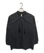 s'yte×KUONサイト×クオン）の古着「Cotton CROSS SASHIKO Tassel Shirt」｜ブラック