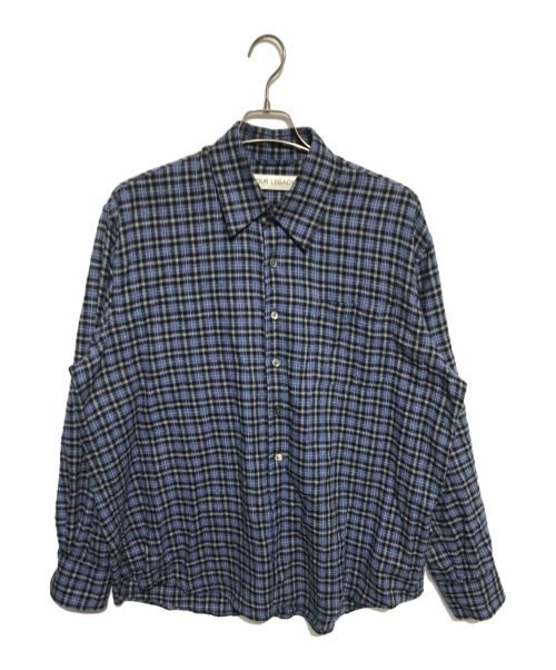 OUR LEGACY（アワーレガシー）OUR LEGACY (アワーレガシー) Above Shirt ブルー サイズ:48の古着・服飾アイテム