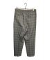 INTERIM (インテリム) Vintage CHECK Tailoring 2-tuck SLACKS グレー サイズ:4：13000円