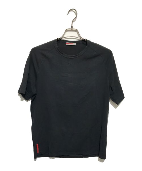 PRADA（プラダ）PRADA (プラダ) ストレッチTシャツ ブラック サイズ:Lの古着・服飾アイテム