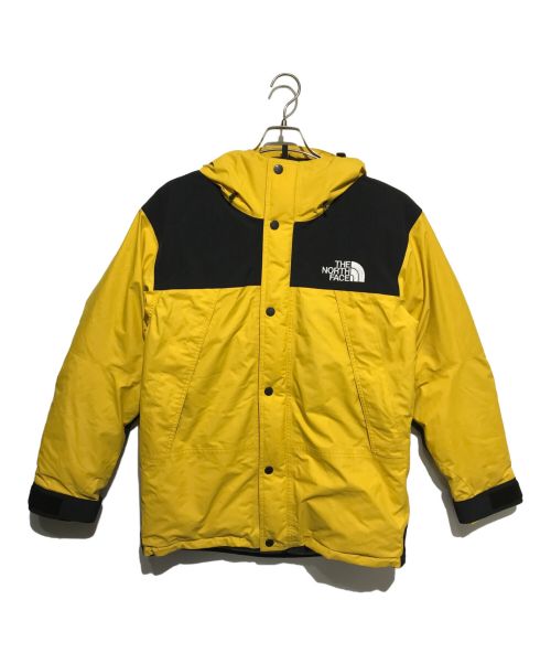 THE NORTH FACE（ザ ノース フェイス）THE NORTH FACE (ザ ノース フェイス) MOUNTAIN DOWN JACKET イエロー×ブラック サイズ:Ｌの古着・服飾アイテム