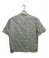 GUCCI (グッチ) LIBERTY (リバティ) London Print Logo Vacation Shirt ブルー サイズ:50：28000円