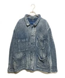 Porter Classic（ポータークラシック）の古着「SASHIKO FRENCH JACKET」｜インディゴ