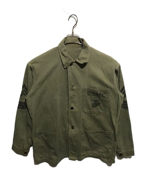 USMC（ユーエスエムシー）USMC (ユーエスエムシー) P-1941 HBTジャケット グリーン サイズ:-の古着・服飾アイテム