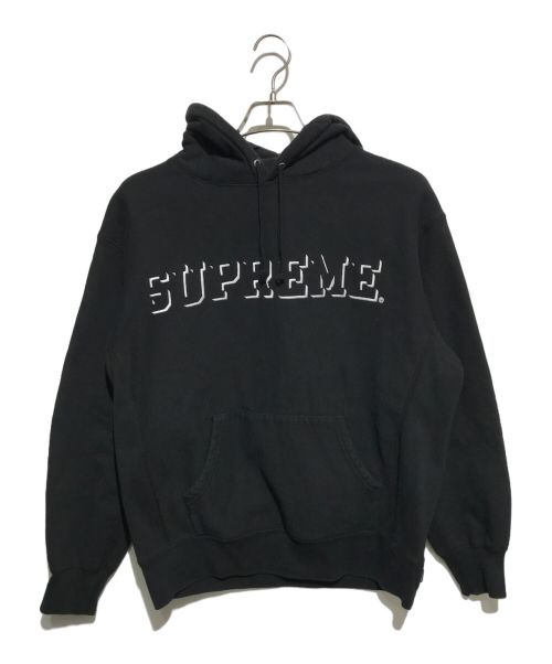 SUPREME（シュプリーム）Supreme (シュプリーム) DROP SHADOW HOODED SWEATSHIRT ブラック サイズ:Mの古着・服飾アイテム