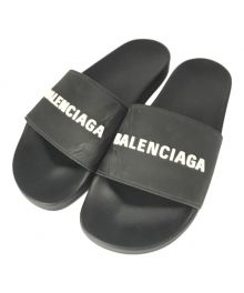 BALENCIAGA（バレンシアガ）の古着「POOL SLIDEスライドサンダル」｜ブラック