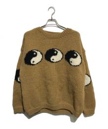 Mcmachan Woolen（マクマーンウーレン）の古着「陰陽ニットセーター」｜カーキ