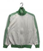 adidasアディダス）の古着「70'sヴィンテージトラックジャケット」｜ホワイト×グリーン