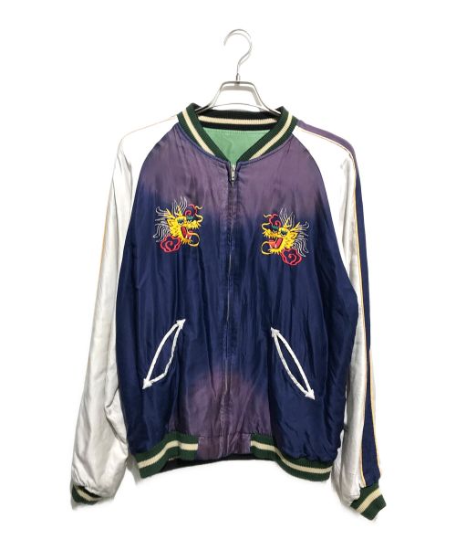 東洋エンタープライズ（トウヨウエンタープライズ）東洋エンタープライズ (トウヨウエンタープライズ) SOUVENIR JACKET AGING MODEL ネイビー×グリーン サイズ:XLの古着・服飾アイテム