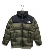 THE NORTH FACEザ ノース フェイス）の古着「ヌプシジャケット」｜オリーブ×ブラック