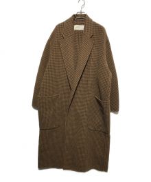 TODAYFUL（トゥデイフル）の古着「Over Check Coat"オーバーチェックコート」｜ブラウン