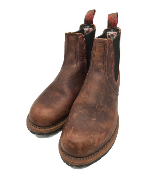 RED WING（レッドウィング）RED WING (レッドウィング) サイドゴアブーツ ブラウン サイズ:25.5の古着・服飾アイテム