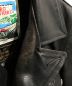 中古・古着 Aero LEATHER (エアロレザー) BOOTLEGGER ホースハイドレザージャケット ブラック サイズ:36：50000円