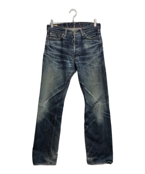 MOMOTARO JEANS（桃太郎ジーンズ）MOMOTARO JEANS (桃太郎ジーンズ) 1005SP/出陣ミドルストレートデニム インディゴ サイズ:size76cm w30の古着・服飾アイテム