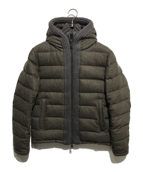 MONCLER（モンクレール）MONCLER (モンクレール) CANUT GIUBBOTTOダウンジャケット カーキの古着・服飾アイテム