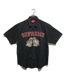 SUPREME（シュプリーム）の古着「Bunnies S/S Work Shirt」｜ブラック