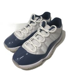 NIKE（ナイキ）の古着「AIR JORDAN 11 RETRO LOW」｜ブルー×ホワイト