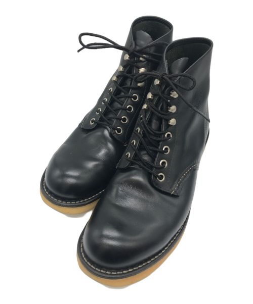 RED WING（レッドウィング）RED WING (レッドウィング) PLANE TOE IRISH SETTER ブラック サイズ:US 8 1/2の古着・服飾アイテム