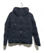 DESCENTE ALLTERRAINデザイント オルテライン）の古着「MIZUSAWADOWN MOUNTAINEER DOWN JACKET」｜ネイビー