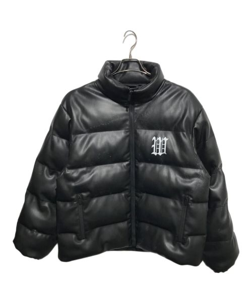 wasted（ウェイステッド）WASTED (ウェイステッド) Puffer Jacket Unleashed ブラック サイズ:XLの古着・服飾アイテム