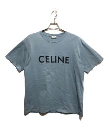 CELINE（セリーヌ）の古着「CELINEルーズTシャツ/コットンジャージー」｜ブルー