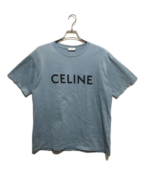 CELINE（セリーヌ）CELINE (セリーヌ) CELINEルーズTシャツ/コットンジャージー ブルー サイズ:Sの古着・服飾アイテム