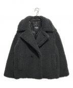 UGGアグ）の古着「Gertrude Short Teddy Coat」｜グレー