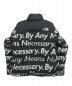 THE NORTH FACE (ザ ノース フェイス) Supreme (シュプリーム) BY ANY MEANS NUPTSE JACKET ブラック サイズ:M：140000円