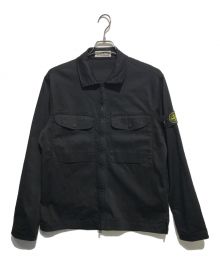 STONE ISLAND（ストーンアイランド）の古着「シャツジャケット」｜ブラック