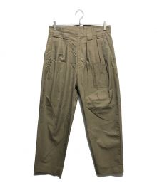 stein（シュタイン）の古着「DOUBLE WIDE TROUSERS」｜ベージュ