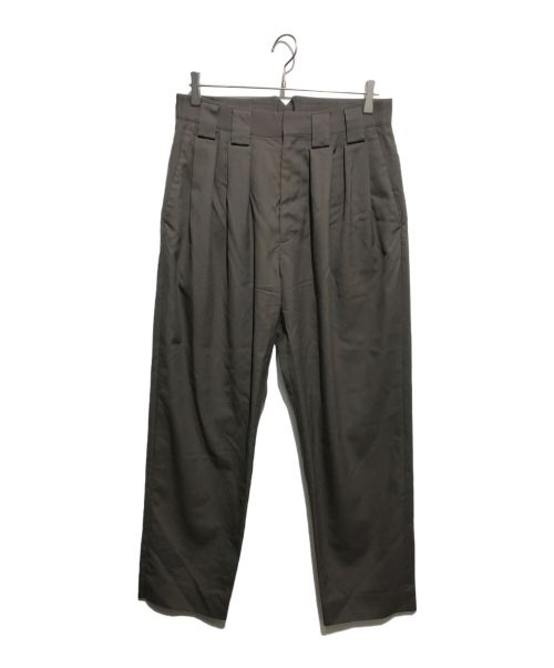 stein（シュタイン）stein (シュタイン) DOUBLE WIDE TROUSERS グレー サイズ:Mの古着・服飾アイテム