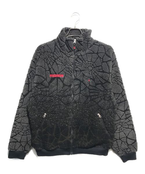 SPYDER（スパイダー）SPYDER (スパイダー) Supreme (シュプリーム) Spyder Web Polar Fleece Jacket グレー サイズ:Lの古着・服飾アイテム