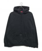 SUPREMEシュプリーム）の古着「Micro Logo Hooded Sweatshirt」｜ブラック