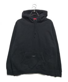 SUPREME（シュプリーム）の古着「Micro Logo Hooded Sweatshirt」｜ブラック